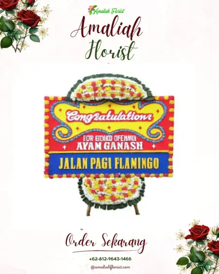 Sewa Papan Bunga Lepo Lepo